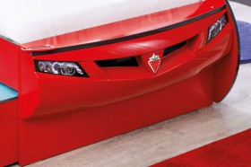 CARBED Кровать-машина Coupe с выдвижной кроватью Red 20.03.1306.00 в Чехове - chexov.katalogmebeli.com | фото 2