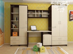 Детская Студент Комплект мебели (Дуб сонома/Белый) в Чехове - chexov.katalogmebeli.com | фото