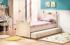 Кровать детская Балли 2-х уровневая (венге/белфорт) в Чехове - chexov.katalogmebeli.com | фото 2