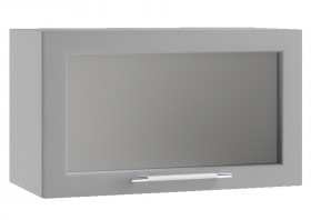 Гарда ПГС 600 шкаф верхний горизонтальный со стеклом Белый в Чехове - chexov.katalogmebeli.com | фото