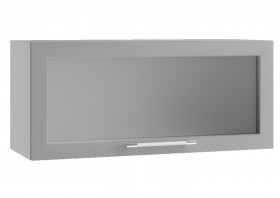Гарда ПГС 800 шкаф верхний горизонтальный со стеклом Белый в Чехове - chexov.katalogmebeli.com | фото