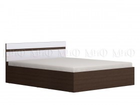 Ким кровать 1,4 (Венге/белый глянец) в Чехове - chexov.katalogmebeli.com | фото 1