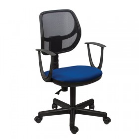 Кресло BRABIX Flip MG-305 (сине-черный) в Чехове - chexov.katalogmebeli.com | фото 3