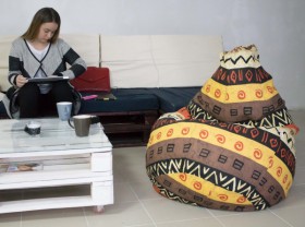 Кресло-груша Большое-Африка в Чехове - chexov.katalogmebeli.com | фото 4