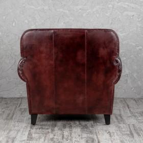 Кресло кожаное Элегант (Бордовый) в Чехове - chexov.katalogmebeli.com | фото 5