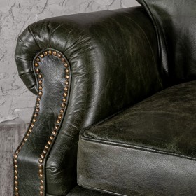 Кресло кожаное Лофт Аристократ (ширина 1070 мм) в Чехове - chexov.katalogmebeli.com | фото 5