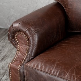 Кресло кожаное Лофт Аристократ (ширина 1100 мм) в Чехове - chexov.katalogmebeli.com | фото 5