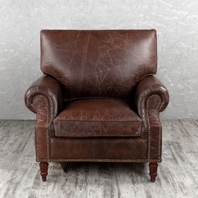 Кресло кожаное Лофт Аристократ (ширина 1100 мм) в Чехове - chexov.katalogmebeli.com | фото 8