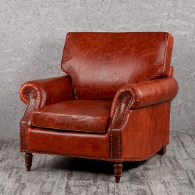 Кресло кожаное Лофт Аристократ (кожа буйвола) в Чехове - chexov.katalogmebeli.com | фото