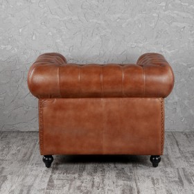 Кресло кожаное Лофт Честер (кожа) в Чехове - chexov.katalogmebeli.com | фото 7