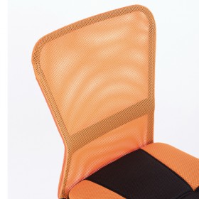 Кресло компактное BRABIX Smart MG-313 (черный, оранжевый) в Чехове - chexov.katalogmebeli.com | фото 4