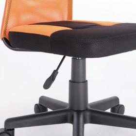 Кресло компактное BRABIX Smart MG-313 (черный, оранжевый) в Чехове - chexov.katalogmebeli.com | фото 5