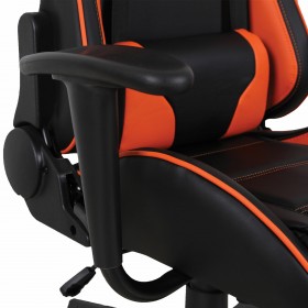 Кресло компьютерное BRABIX GT Racer GM-100 (черный, оранжевый) в Чехове - chexov.katalogmebeli.com | фото 3