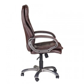 Кресло офисное BRABIX Omega EX-589 (коричневое) в Чехове - chexov.katalogmebeli.com | фото 2