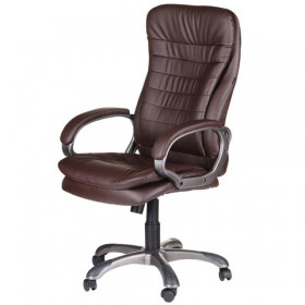 Кресло офисное BRABIX Omega EX-589 (коричневое) в Чехове - chexov.katalogmebeli.com | фото 4
