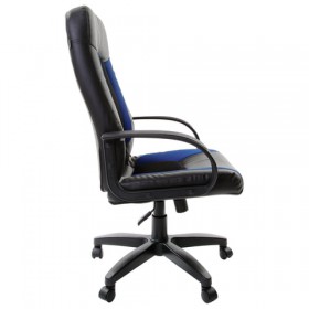 Кресло офисное BRABIX Strike EX-525 (сине-черный) в Чехове - chexov.katalogmebeli.com | фото 2