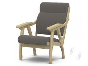 Кресло Вега-10 (бесцветный лак/ULTRA STONE) в Чехове - chexov.katalogmebeli.com | фото 1