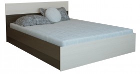 Кровать 0,8м Юнона с настилом (Венге / Дуб) в Чехове - chexov.katalogmebeli.com | фото 2
