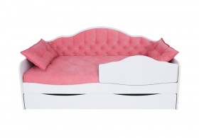 Кровать 170 серии Иллюзия Лайт 1 ящик 89 Розовый (подушки) в Чехове - chexov.katalogmebeli.com | фото 1