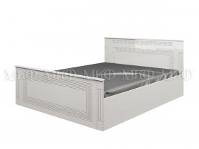 Кровать Афина-1 1,4 м (Белый/Белый глянец) в Чехове - chexov.katalogmebeli.com | фото