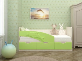 Кровать детская 1,6м Дельфин (Розовый металлик) в Чехове - chexov.katalogmebeli.com | фото 2