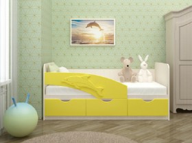 Кровать детская 1,6м Дельфин (Розовый металлик) в Чехове - chexov.katalogmebeli.com | фото 3