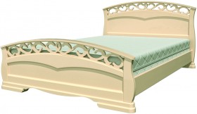 Кровать Грация-1 из массива сосны 1600*2000 Белый античный в Чехове - chexov.katalogmebeli.com | фото 17