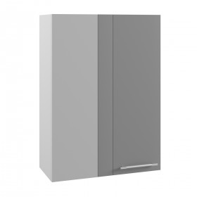 Лофт ВПУ 650 шкаф верхний угловой высокий (Дуб майский/корпус Серый) в Чехове - chexov.katalogmebeli.com | фото