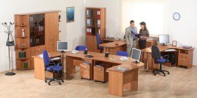 Мебель для персонала Альфа 61 Ольха в Чехове - chexov.katalogmebeli.com | фото