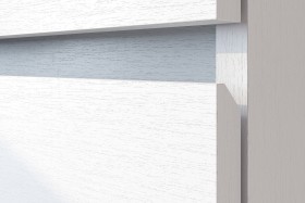 Модульная система "Токио" Тумба прикроватная Белый текстурный / Белый текстурный в Чехове - chexov.katalogmebeli.com | фото 4