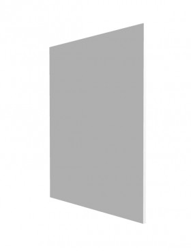 Панель торцевая С Ройс (для шкафов нижних) Белый софт в Чехове - chexov.katalogmebeli.com | фото