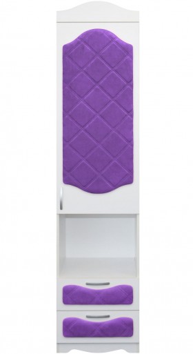 Пенал с ящиками серии Иллюзия 32 Фиолетовый в Чехове - chexov.katalogmebeli.com | фото 1