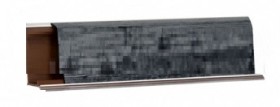 Плинтус LB-37, L=3000мм, каньон (черный) в Чехове - chexov.katalogmebeli.com | фото