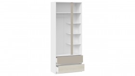 Шкаф для одежды комбинированный «Сканди» Дуб Гарден/Белый/Глиняный серый в Чехове - chexov.katalogmebeli.com | фото 2