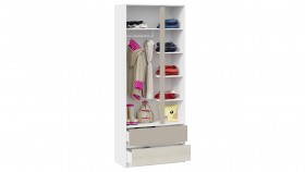 Шкаф для одежды комбинированный «Сканди» Дуб Гарден/Белый/Глиняный серый в Чехове - chexov.katalogmebeli.com | фото 3