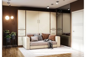 Шкаф-кровать с диваном Злата в Чехове - chexov.katalogmebeli.com | фото