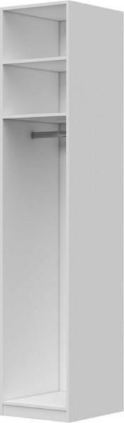 Шкаф ШР-1 зеркало, левый, Вива (Белый/Белый глянец/Платина) в Чехове - chexov.katalogmebeli.com | фото 3
