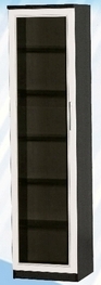 Шкаф средний со стеклодверью ДЛЯ ГОСТИНОЙ ШСС-450 Венге/Дуб выбеленный в Чехове - chexov.katalogmebeli.com | фото 1