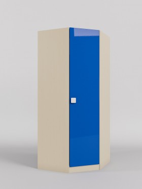 Шкаф угловой (угловая секция) Скай люкс (Синий/корпус Клен) в Чехове - chexov.katalogmebeli.com | фото