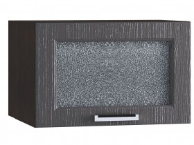 Шкаф верхний горизонтальный со стеклом 510, ШВГС 510 (Клен серый/корпус венге) в Чехове - chexov.katalogmebeli.com | фото