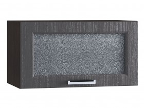 Шкаф верхний горизонтальный со стеклом 600, ШВГС 600 (Клен серый/корпус венге) в Чехове - chexov.katalogmebeli.com | фото