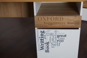 Стол с ящиками «Оксфорд» (Ривьера/Белый с рисунком) в Чехове - chexov.katalogmebeli.com | фото 9
