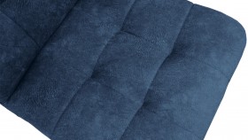 Стул «Аспен» К1С Черный муар/Микровелюр Wellmart Blue в Чехове - chexov.katalogmebeli.com | фото 3