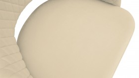 Стул «Калипсо» К1К Белый/Велюр Confetti Cream в Чехове - chexov.katalogmebeli.com | фото 3