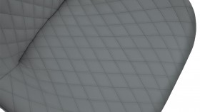 Стул «Оливер» К1С Белый/Кожзам Polo Graphite в Чехове - chexov.katalogmebeli.com | фото 3