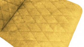Стул «Стенли» К1С Черный муар/Микровелюр Wellmart Yellow в Чехове - chexov.katalogmebeli.com | фото 3