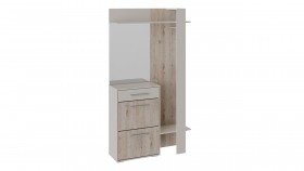Шкаф для одежды «Нуар» тип 1 Фон серый/Дуб сонома в Чехове - chexov.katalogmebeli.com | фото 2