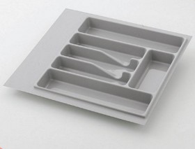 Вкладыш для кухонных принадлежностей, серый, Volpato 300 мм в Чехове - chexov.katalogmebeli.com | фото 1