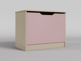 Ящик для игрушек Грэйси (Розовый/корпус Клен) в Чехове - chexov.katalogmebeli.com | фото