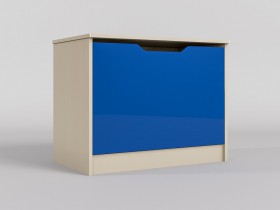 Ящик для игрушек Скай люкс (Синий/корпус Клен) в Чехове - chexov.katalogmebeli.com | фото